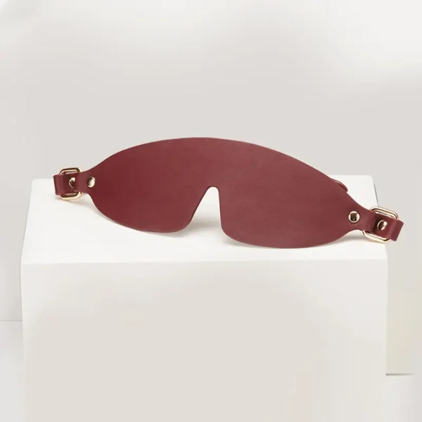 BDSM Eye Mask，Bondage Eye Mask，ZW-095 Pu blindfold (1)