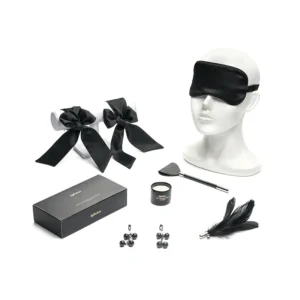 BDSM Kit，BDSM Set，QS-005 Satin 5-piece bondage kit (1)