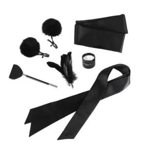 BDSM，BDSM Toys，BDSM Sex Toys，QS-006 Satin 6-piece bondage kit (1)