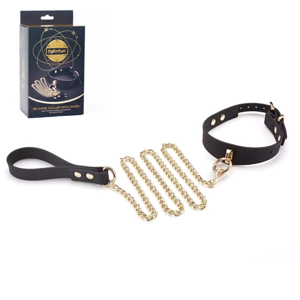 BDSM，BDSM Toys，BDSM Sex Toys，ZW-090 Silicone collar leash (5)