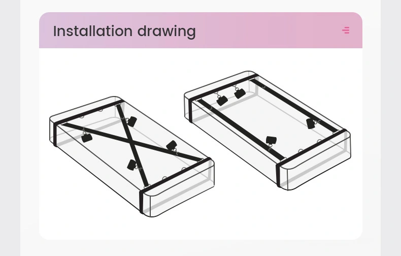 Bondage，Bondage Toys，Bondage Sex Toys，ZW-010 Interlace Bed Restraint kit describe (2)