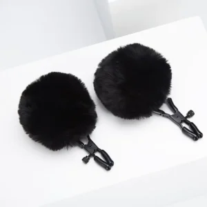 Sex Toys，Adult Toys，Plush Ball nipple clamps (1)